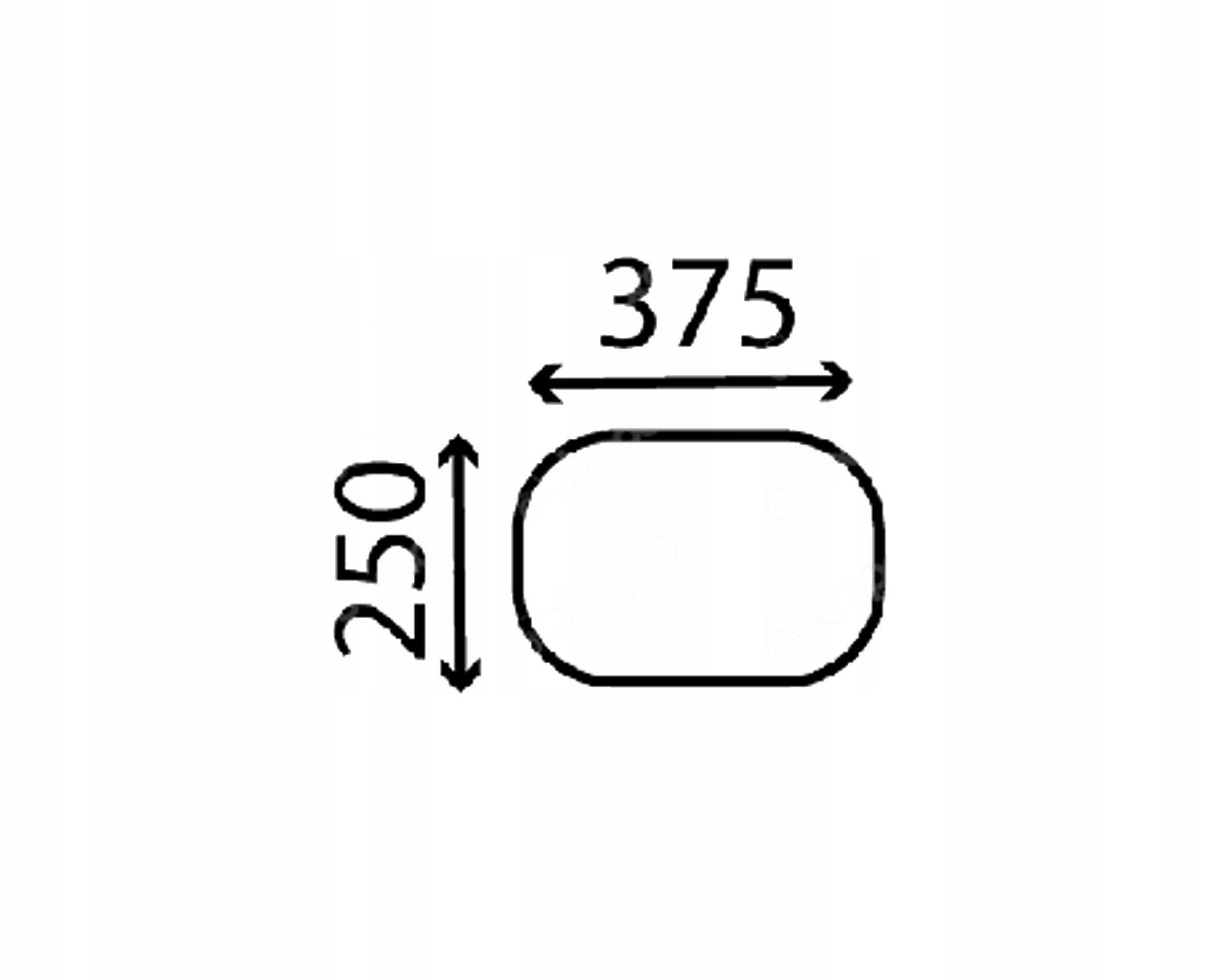 sklo Case série 46 a 55 zadní spodní 3224616R1