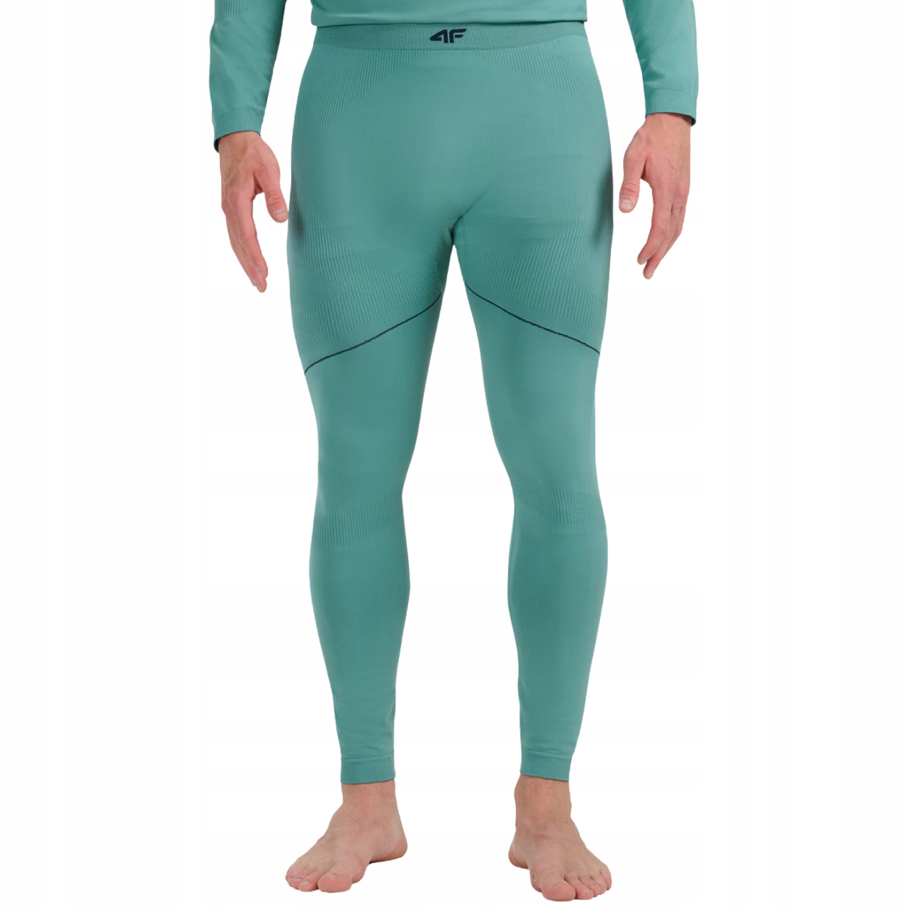 Pánské termoaktivní kalhoty 4F M234 mořská zeleň 4FWAW25USEAM234 46S 2XL/3