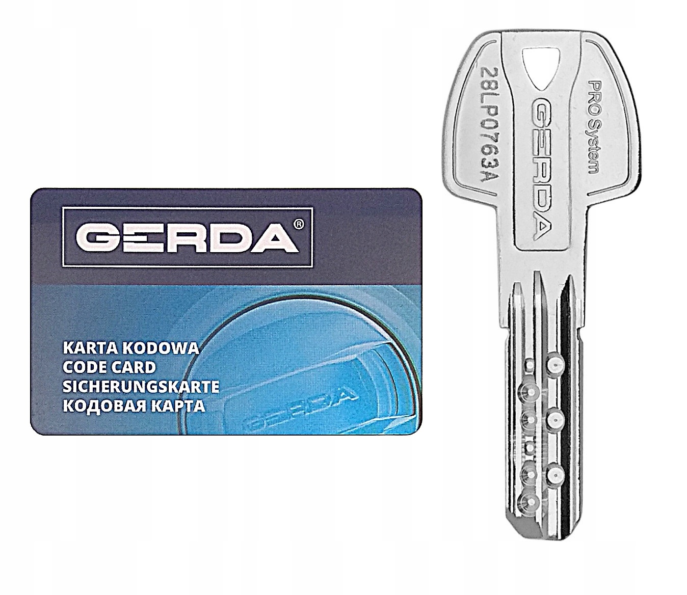 

dorobienie klucza do wkładki Gerda Pro System