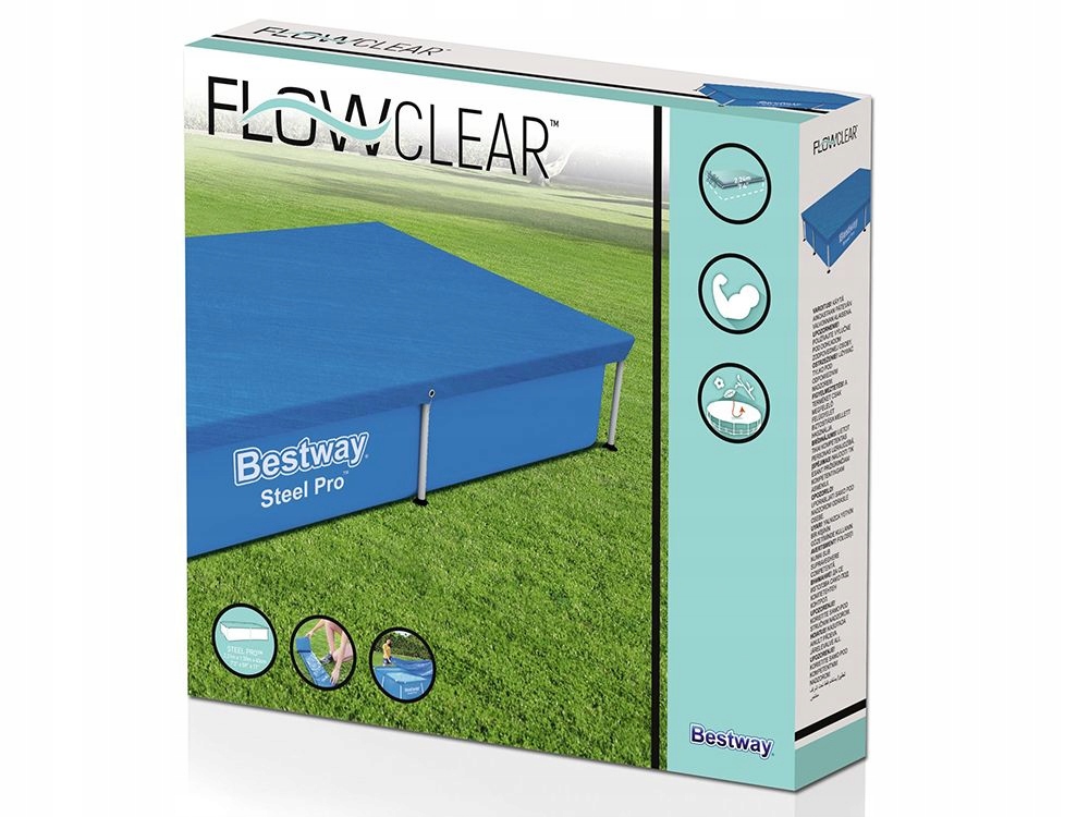 

Pokrywa na Basen Stelażowy 221x150 Bestway 58103