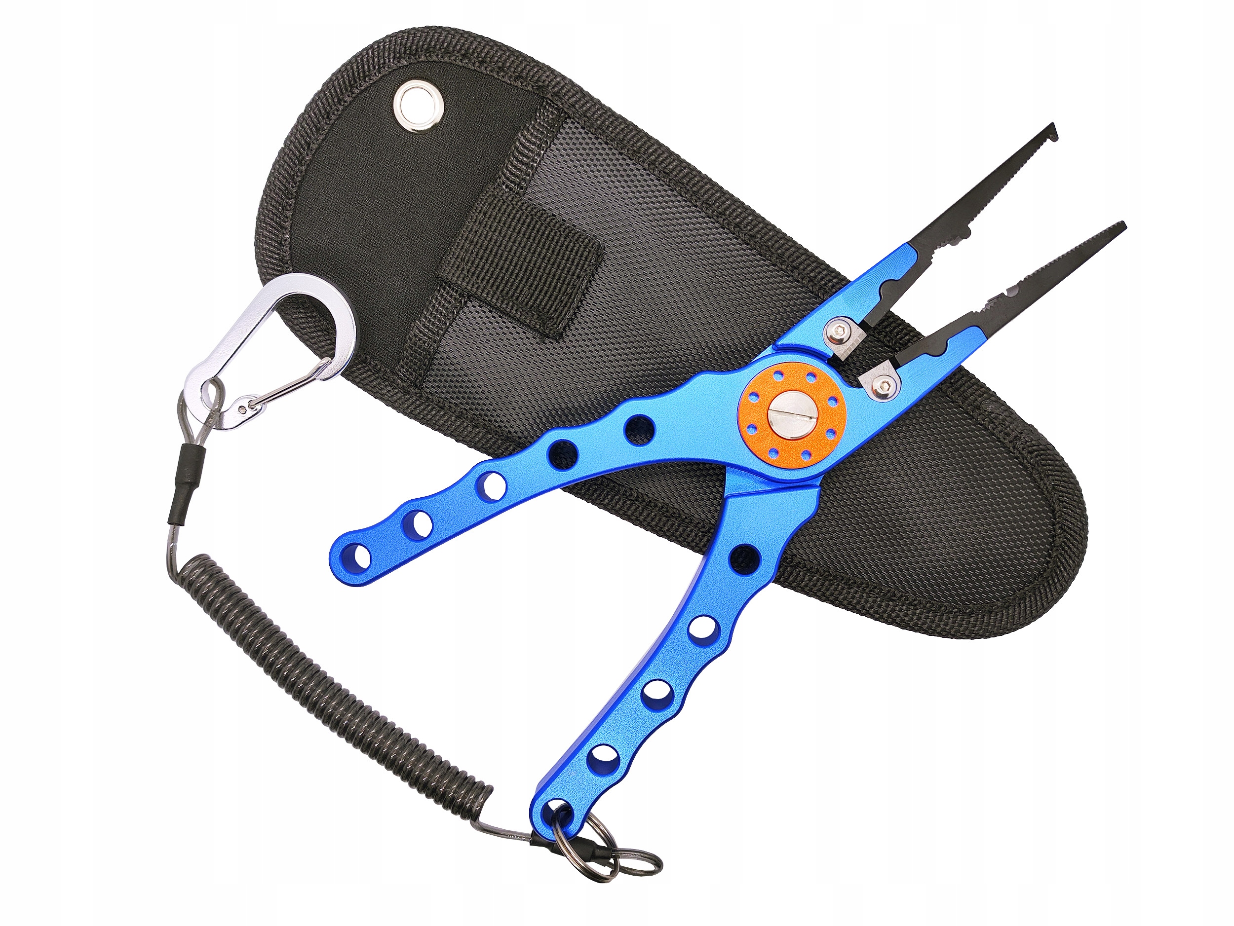 SZCZYPCE WĘDKARSKIE WIELOFUNKCYJNE 20cm ALUMINIOWE BLUE uniwersalne