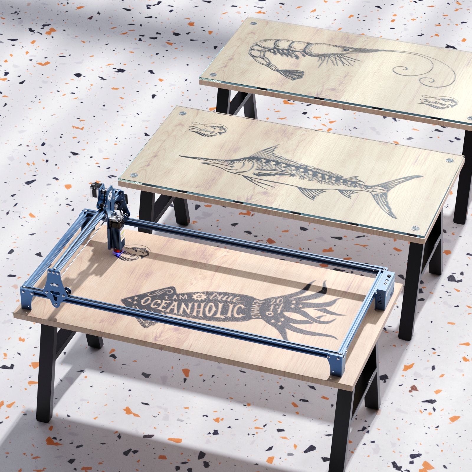 SCULPFUN Zestaw rozszerzający obszar grawerowania Producent Inna