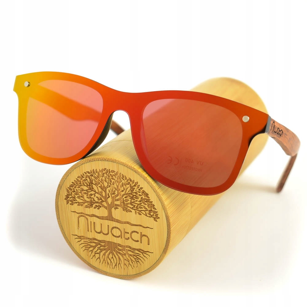 

Drewniane okulary przeciwsłoneczne Niwatch Orange