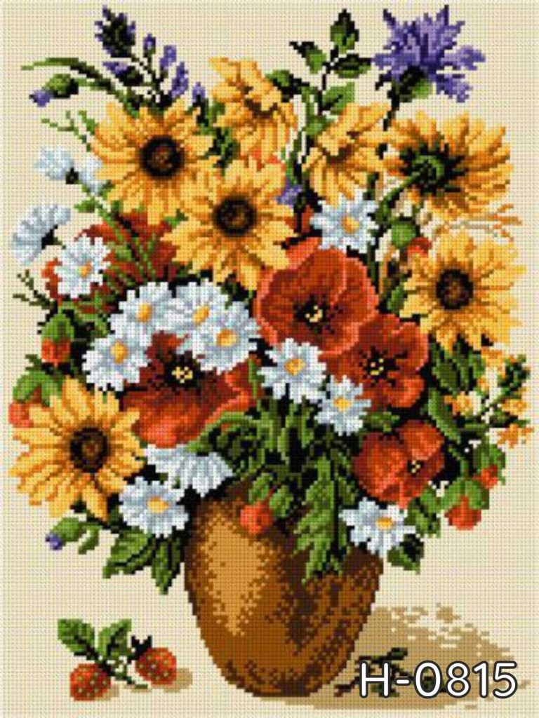 vyšívací sada kanva mulina 30*40cm 8015