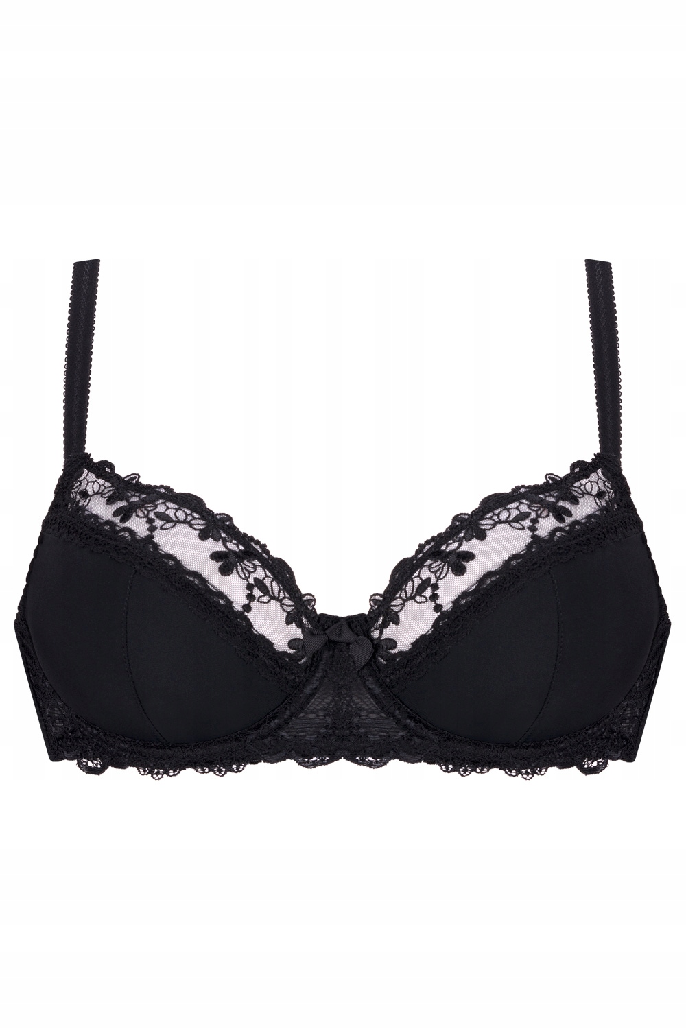 AVA biustonosz AV-1030 SEMI-SOFT czarny 80H Kolor czarny