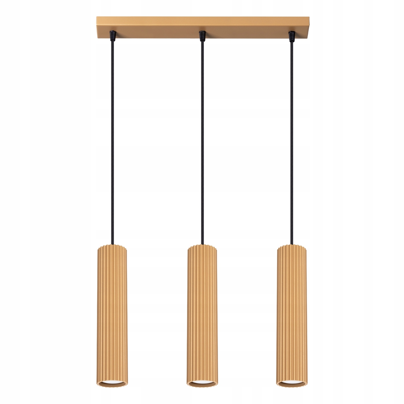 Závesná stropná lampa Zwis Tuba Spot 3x GU10 Zlatý karbon 1556 Sollux