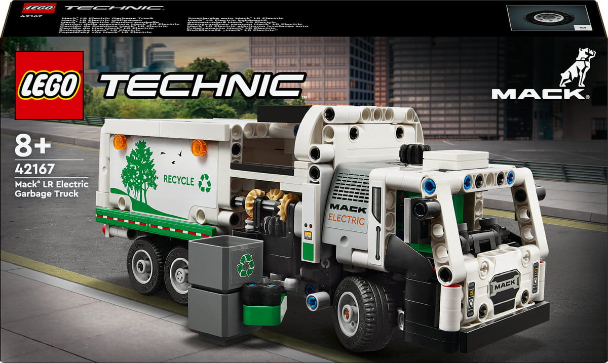 Lego Technic 42167 Popelářský vůz Mack Lr Electric
