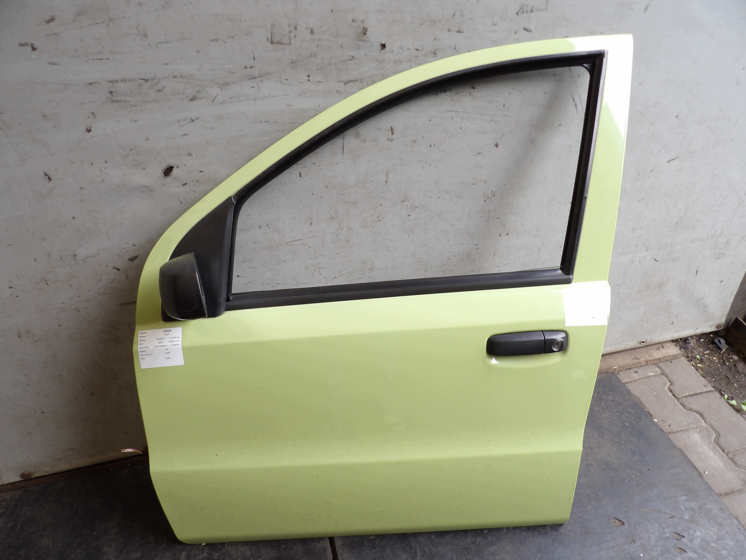 FIAT PANDA II door front left colour 733/A
