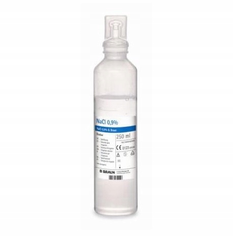 

Sól fizjologiczna 0.9% 250ml B.Braun /do płukania