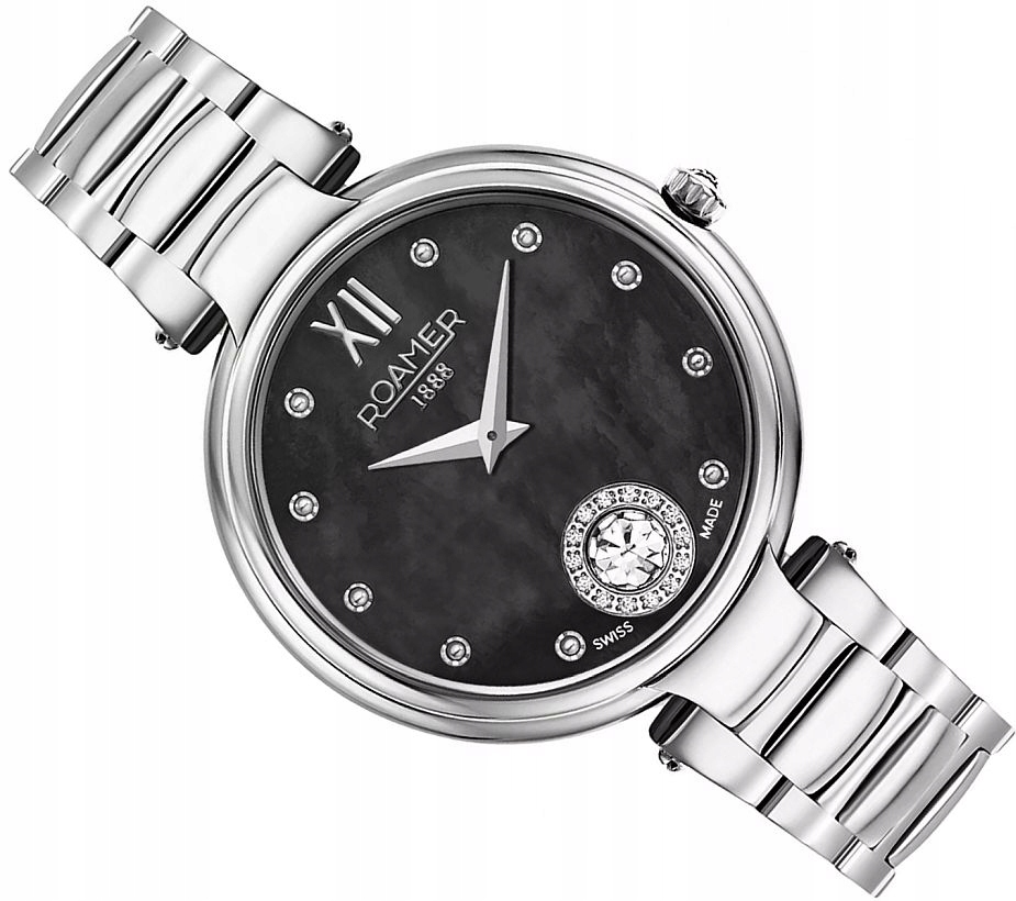 Švýcarské Dámské Hodinky Roamer 600843 41 59 50 Aphrodite Pearl Box 38 mm