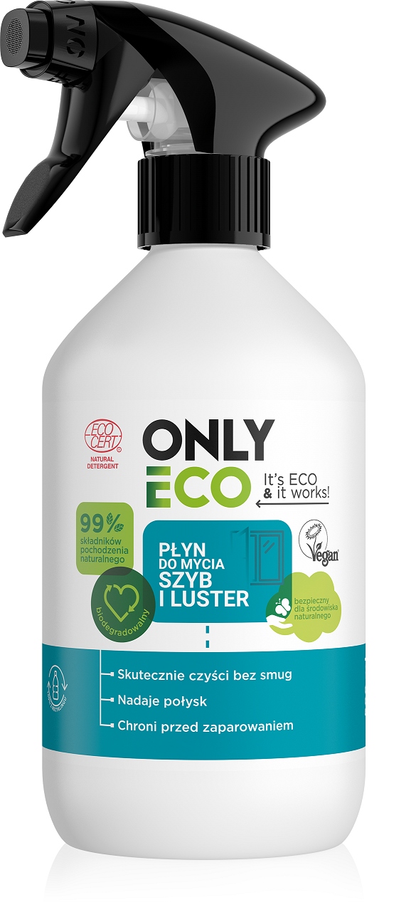 

Onlyeco, Płyn do mycia szyb i luster, 500 ml