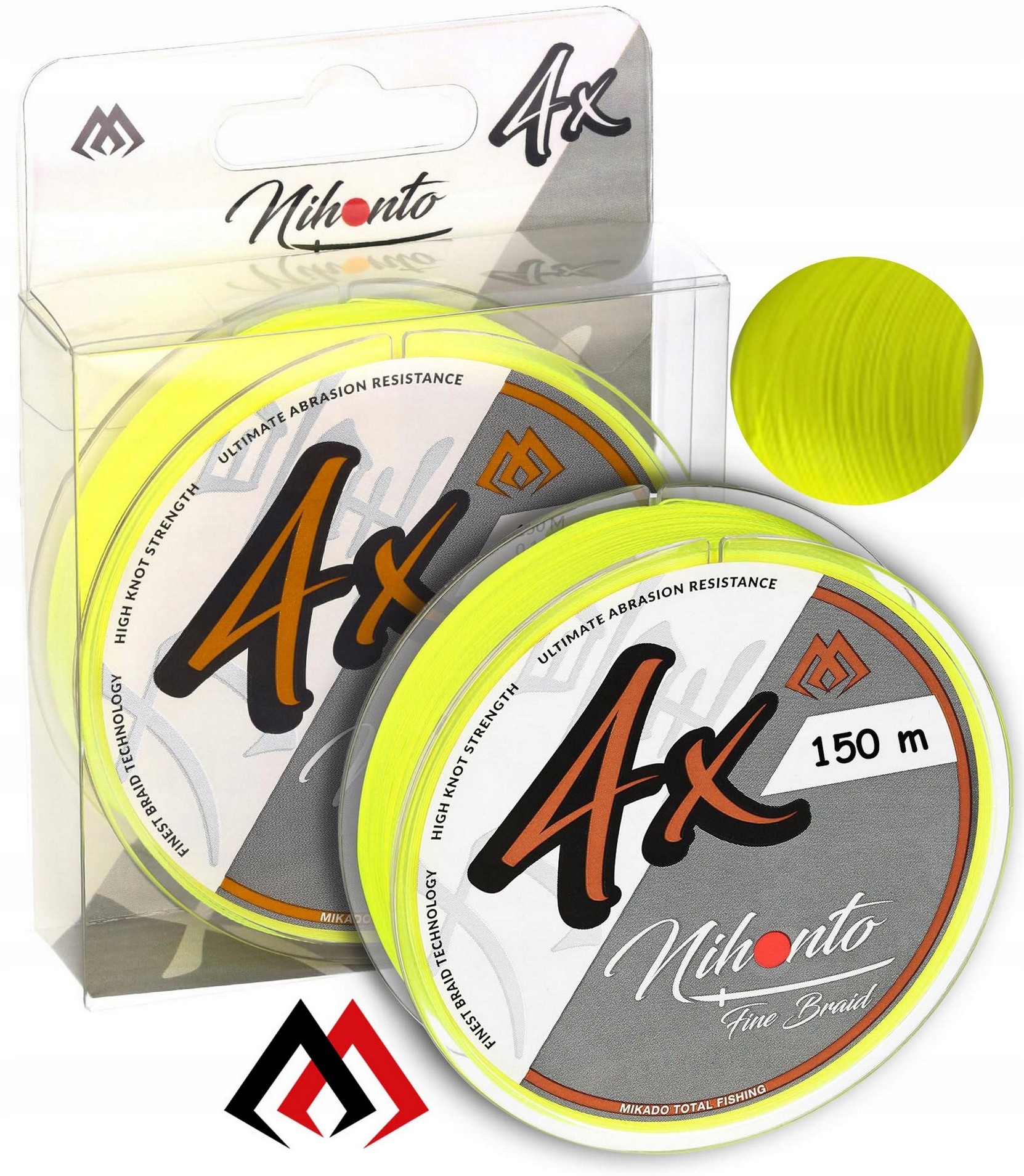 Plecionka Mikado Nihonto 0,12 -150 m fluo