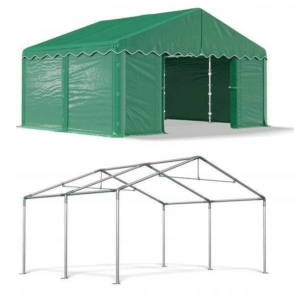 Namiot Budowlany 4x4m Magazynowy DAS 240 S Długość 4 m