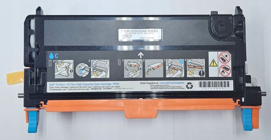 Toner Oryginał Dell PF29 3110CN 3115CN Niebieski 593-10171