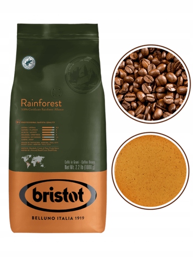 Káva Zrnková Bristot Rainforest 1KG
