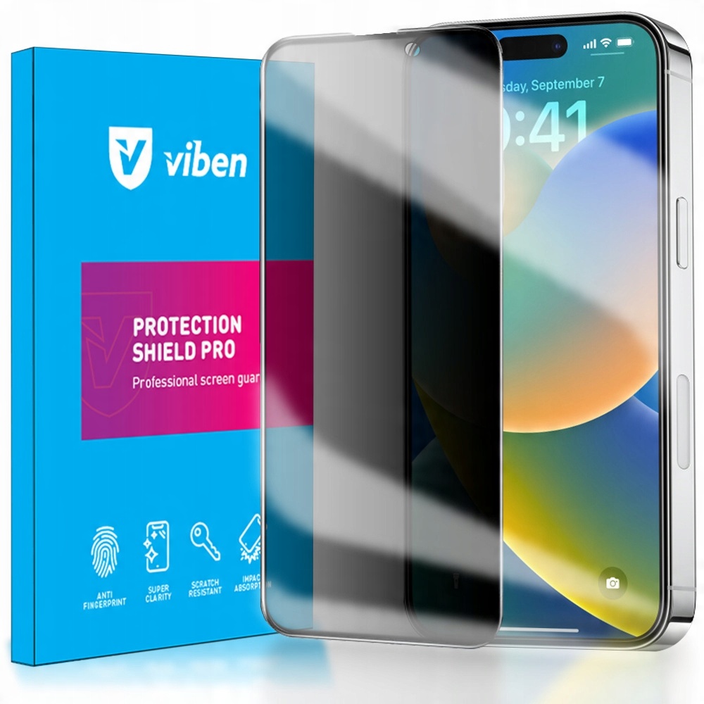 

Viben Szkło Prywatyzujące Szybka do Iphone 14 Pro