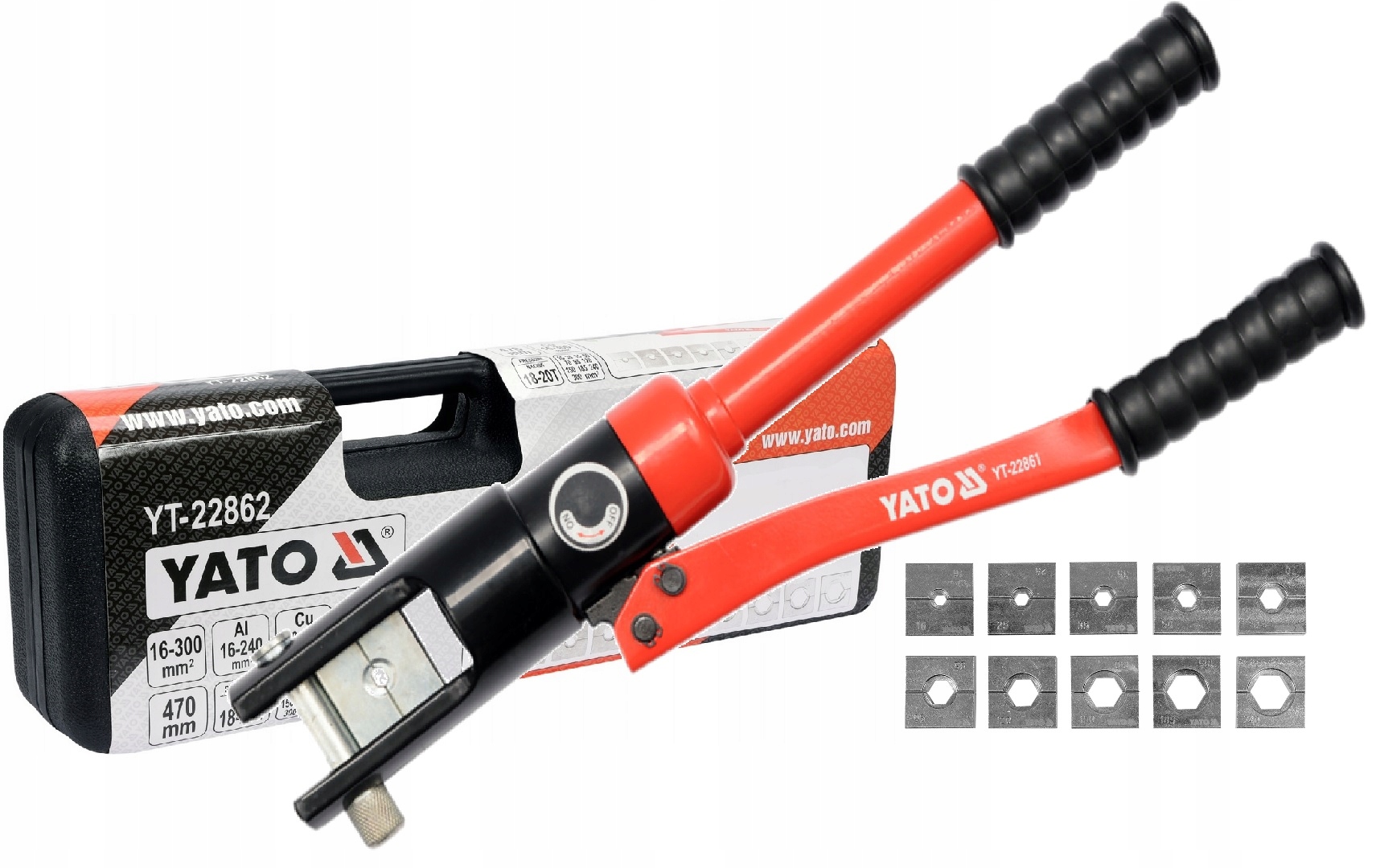 Hydraulická Pražská Svorka Pro Krimpování Kabelů 16-240 mm2 Yato YT-22861