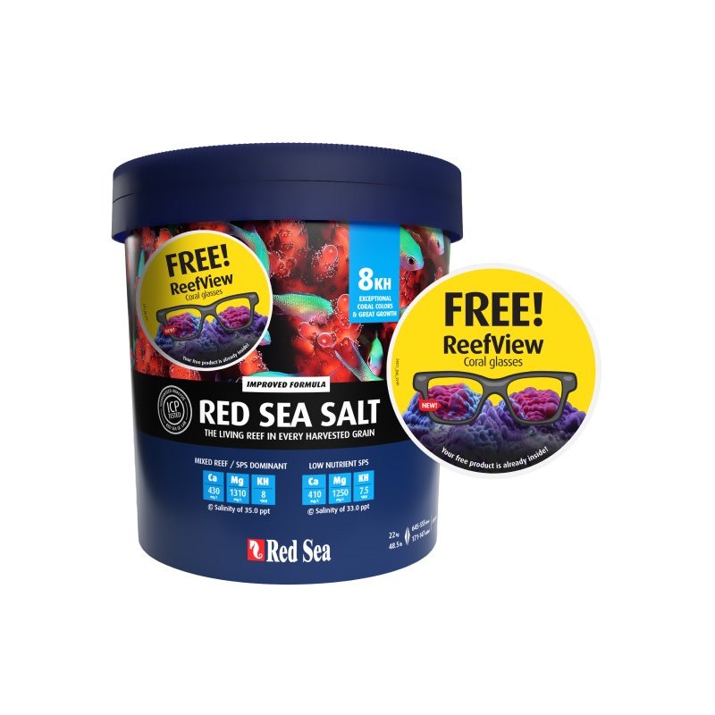 Levně Red Sea Salt 22 kg Propagační Verze S Brýlemi Mořská sůl