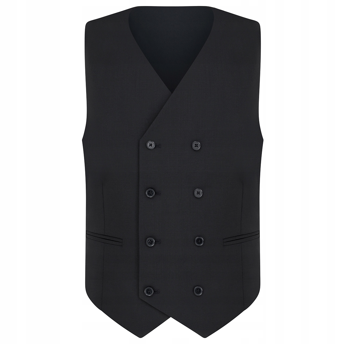 Černá pánská obleková vesta ze 100% vlny Pako Lorente vel 58