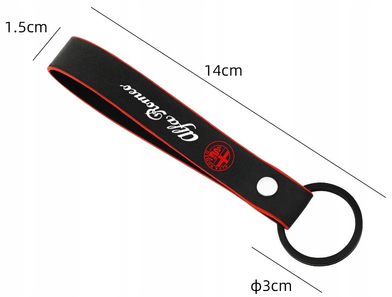 Smyczka do kluczy brelok ALFA ROMEO na prezent. EAN (GTIN) 9831765145047