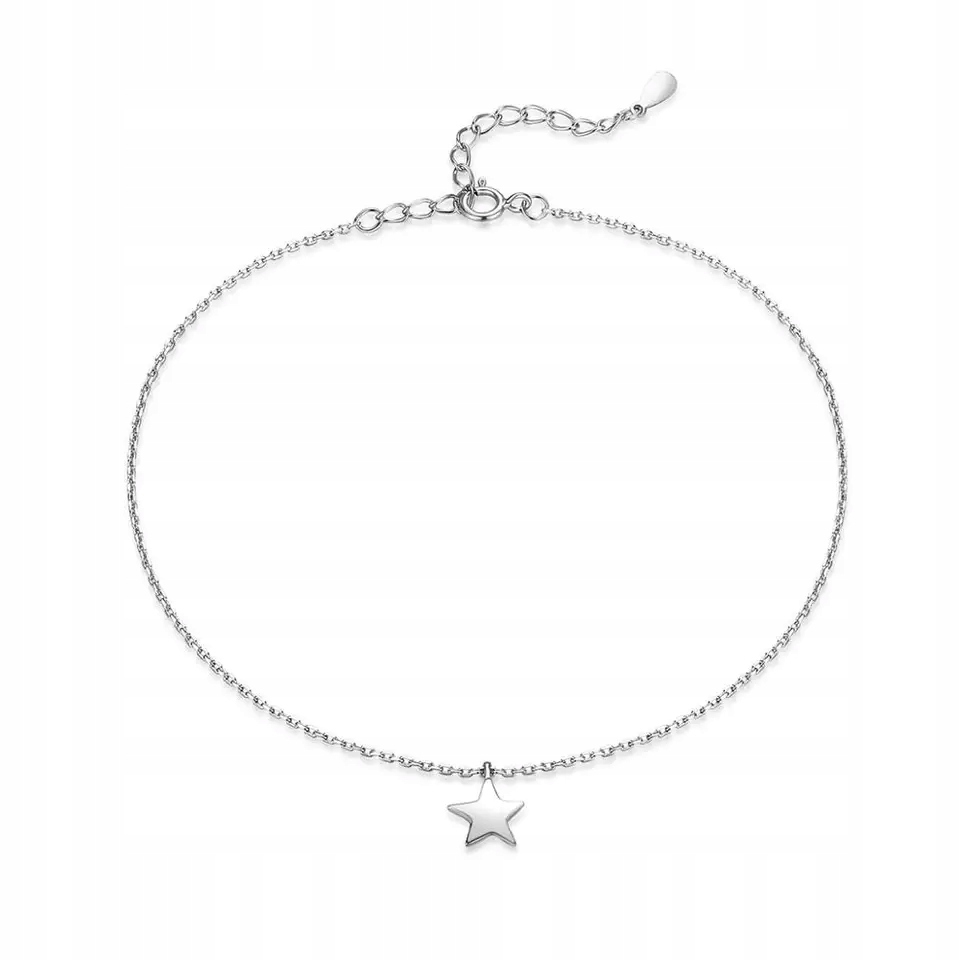 

Bransoletka Na Nogę Srebro 925 Gwiazda