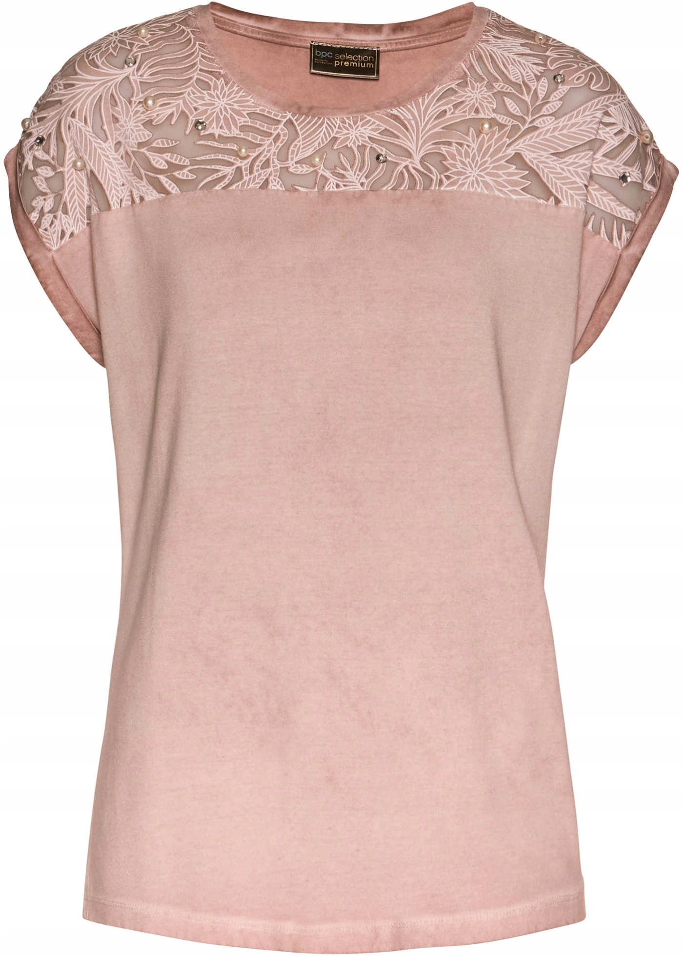 

NX96 Bpc Modny shirt z perłową aplikacją r.44/46