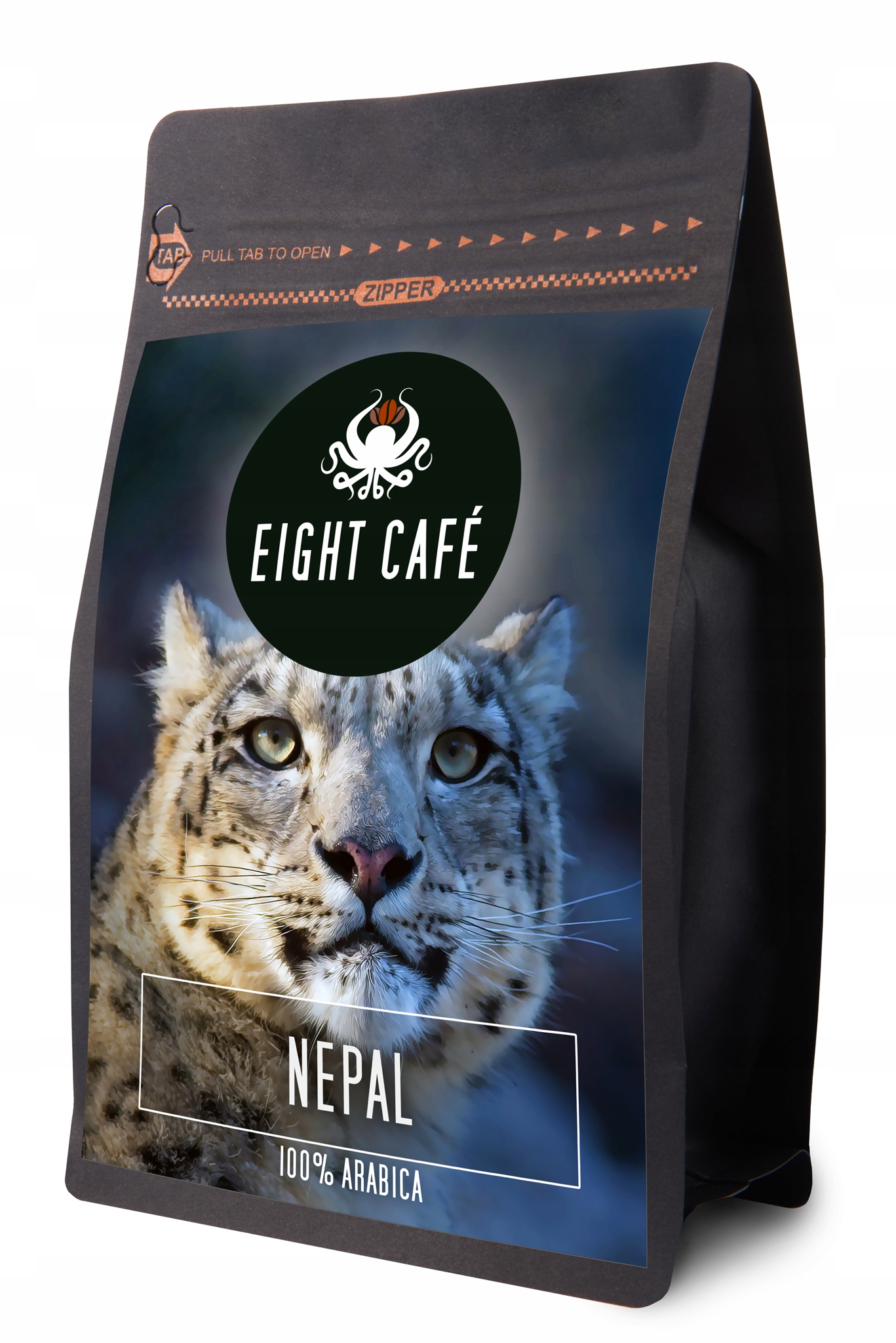 Levně Mletá Káva Čerstvě Pražená 100% Arabica Nepál 500G Eight Cafe