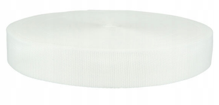 Taśma Nośna 40mm Parciana Kaletnicza Pas 4CM Biała
