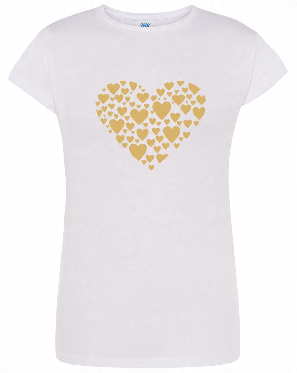 

T-shirt Koszulka Na Lato Serce Złote Serca L wh