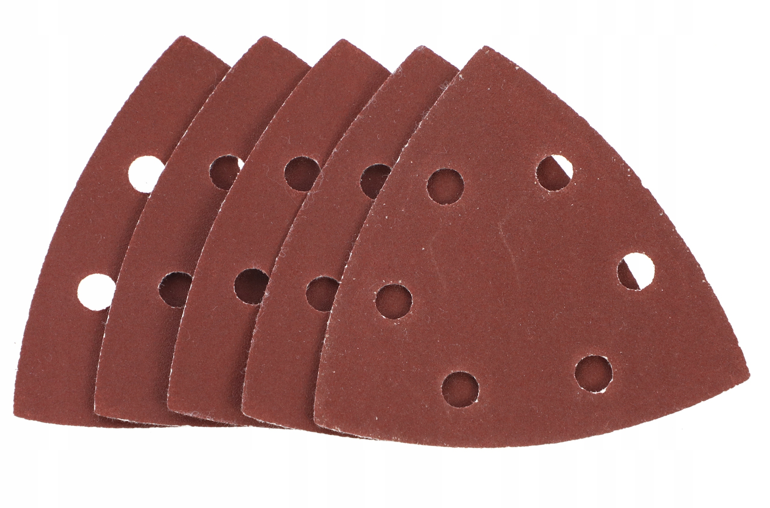 PAPIER ŚCIERNY NA RZEP DELTA ŻELAZKO 93 x 93mm DO SZLIFIERKI gr 220 5szt Gradacja P220