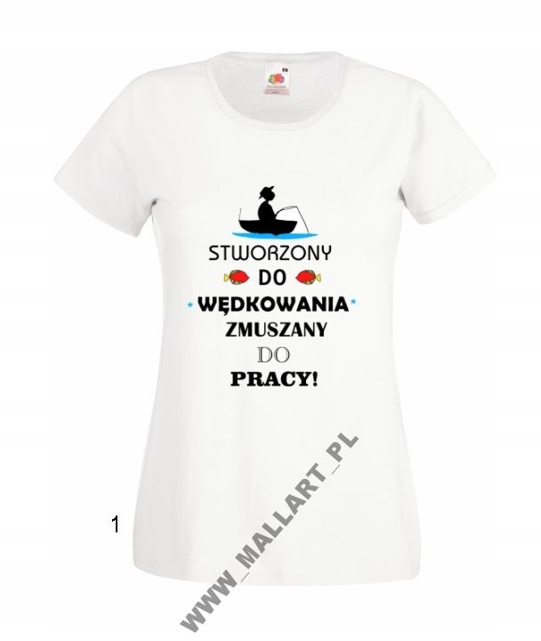 

Koszulka Kwędkarz Ryba Wędka Wzory