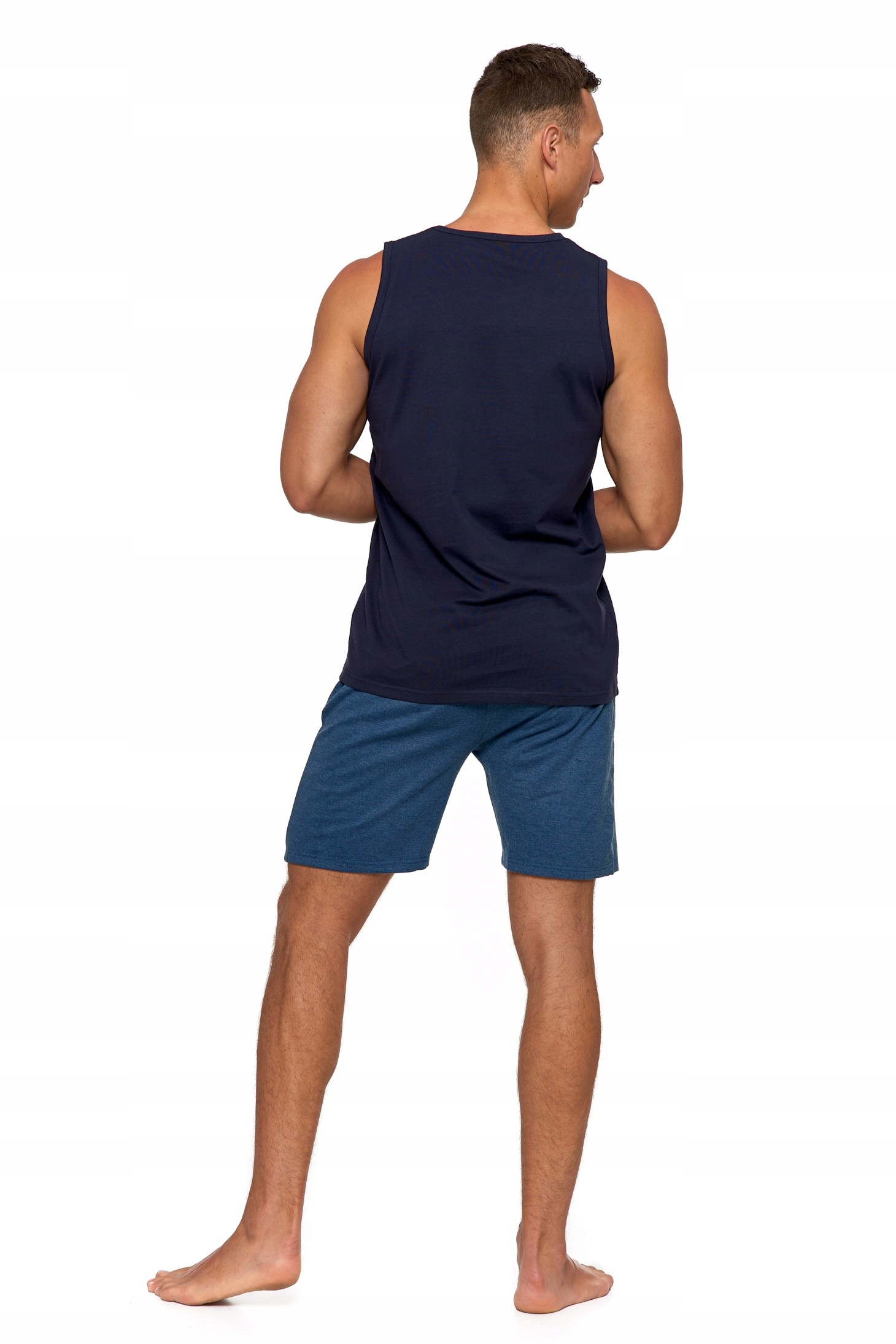 KOSZULKA BEZ RĘKAWÓW TANK TOP MĘSKA BAWEŁNIANY BEZRĘKAWNIK LATO MORAJ R.XL Materiał dominujący bawełna