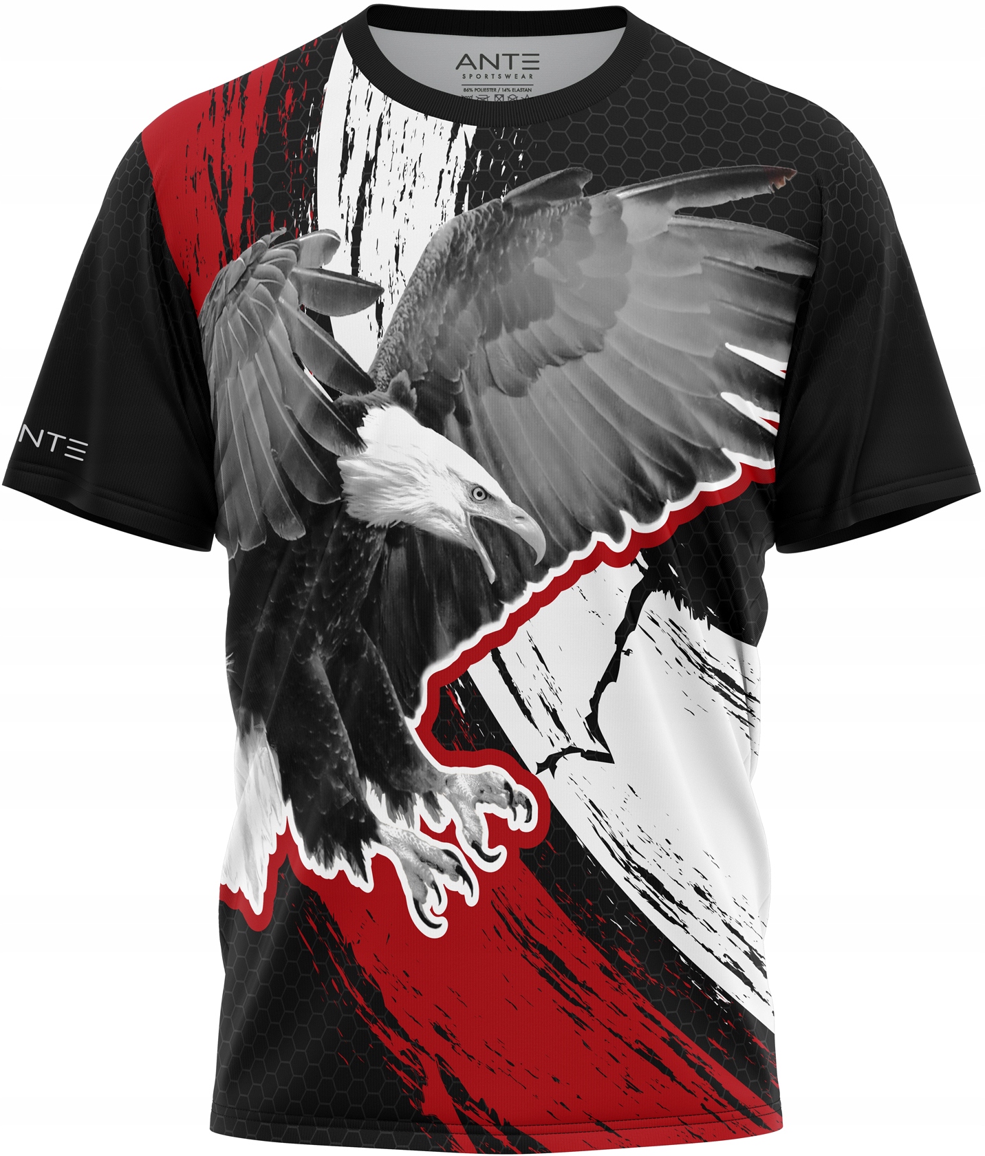 

Męska Koszulka Kibica T-shirt Polska Orzeł Hit XXL