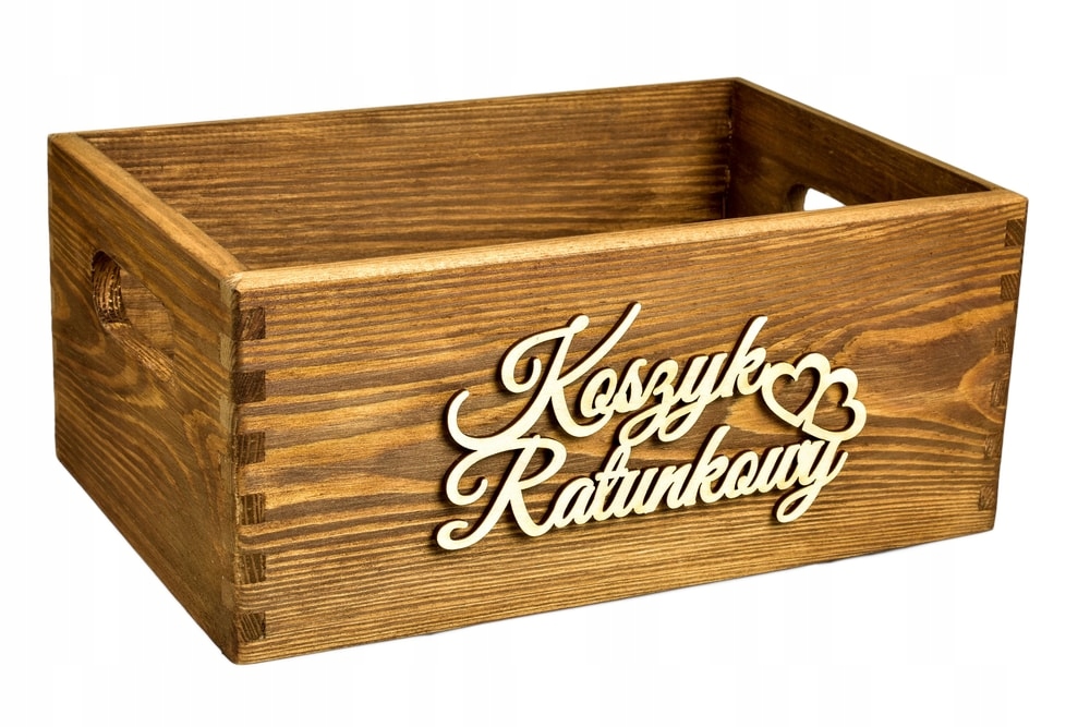 

Koszyk Koszyczek Ratunkowy Rustykalny Ślubny