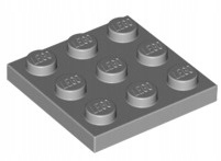 

Lego Płytka 3x3 Jasno Szara (11212/6015347) 1szt