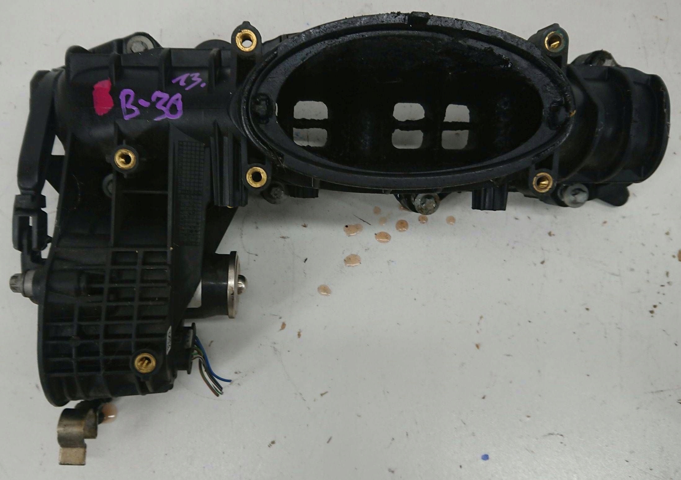Mercedes-Benz C klasa 204 W204 2.2 cdi regulator klap gaszacych, header pipe
