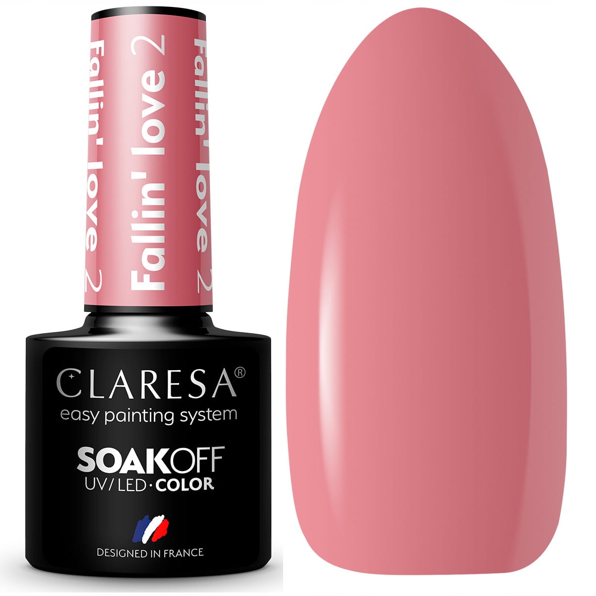 Claresa Lakier Hybrydowy do paznokci FALLIN LOVE 2