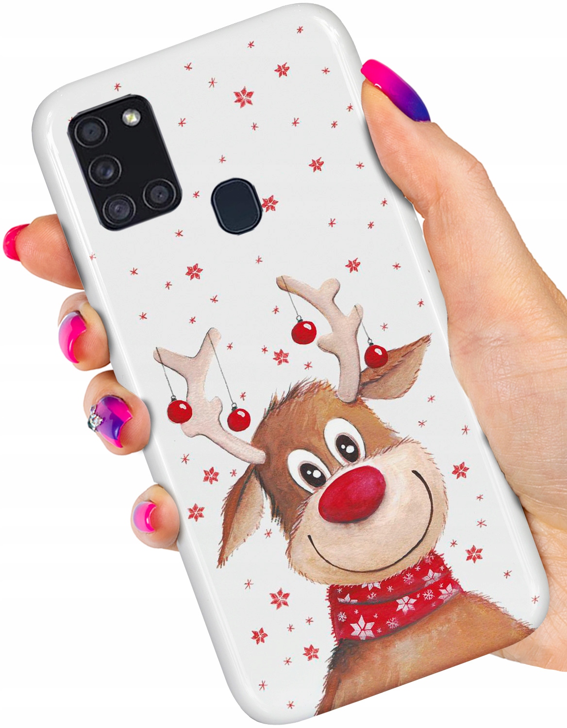 

Etui Świąteczne Case do Samsung Galaxy A21s +szkło