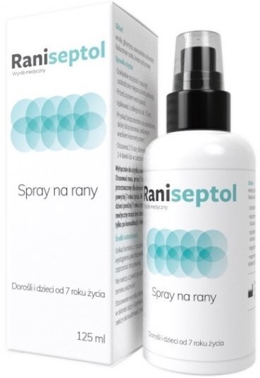 

Raniseptol Spray na rany oparzenia bakterie 125ml