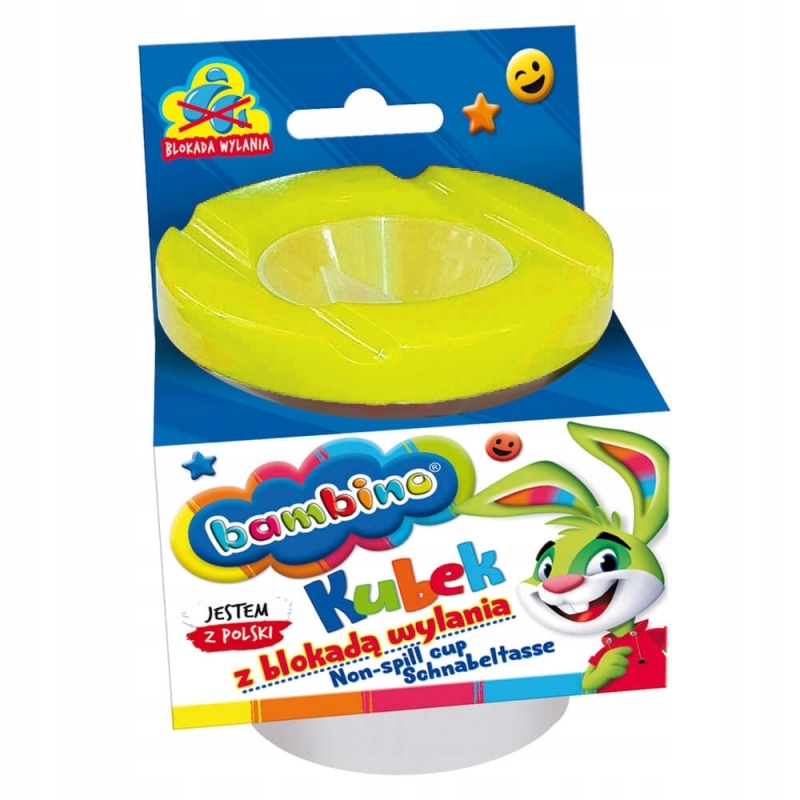 KUBEK NIEKAPEK NA WODĘ Z POKRYWKĄ BAMBINO Kolor Odcienie niebieskiego