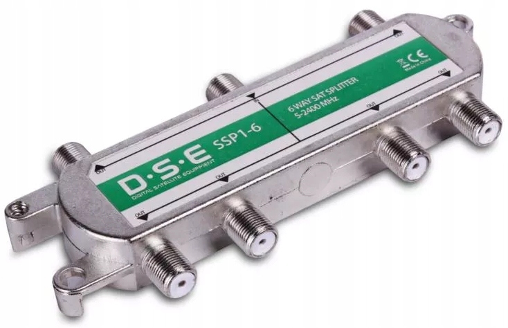 

Rozgałęźnik 1/ 6 Splitter Sygnału Tv Sat Unicable