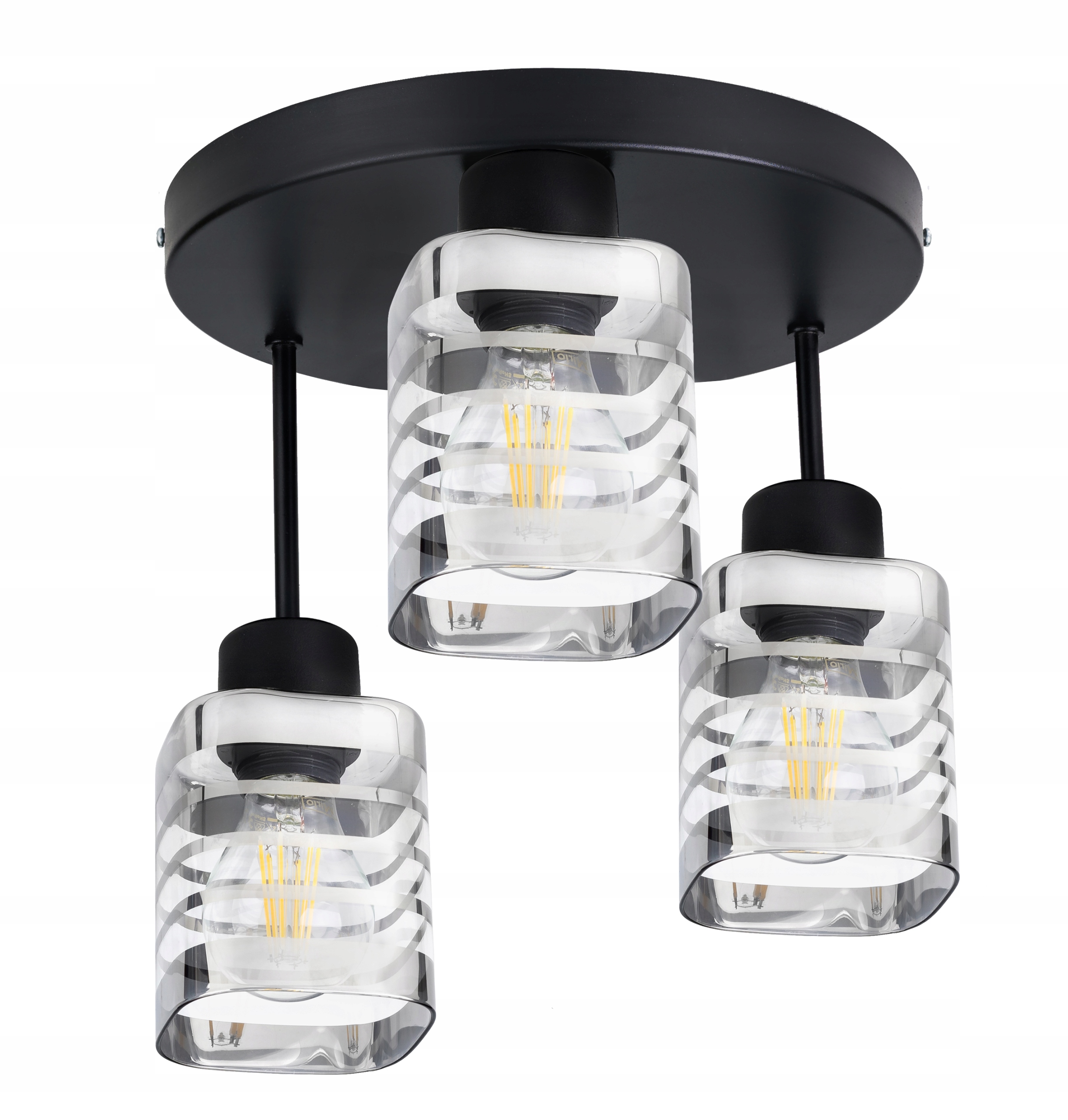 stropní svítidlo Stropní Svítidlo, pevný Lustr, skleněné stínítko