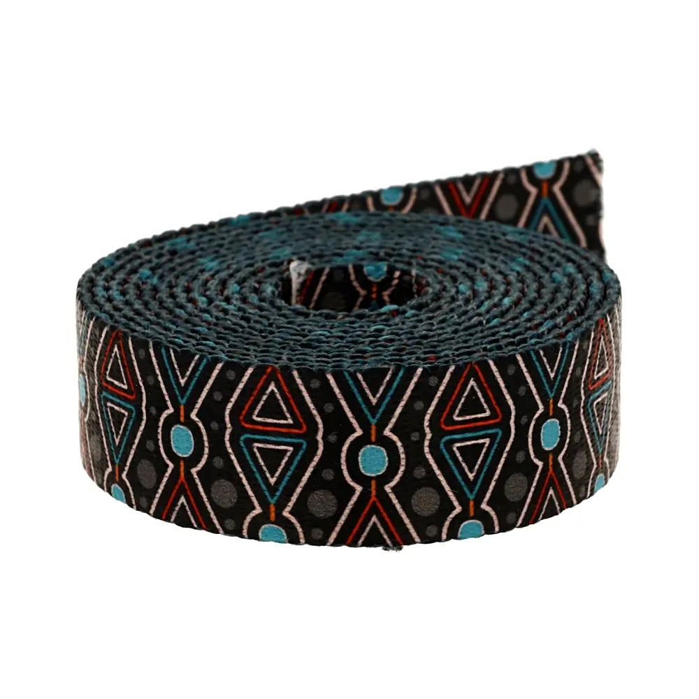 Popruh s potiskem Sublimace Geo Point 48 mb hladká 1,7 mm 40 mm