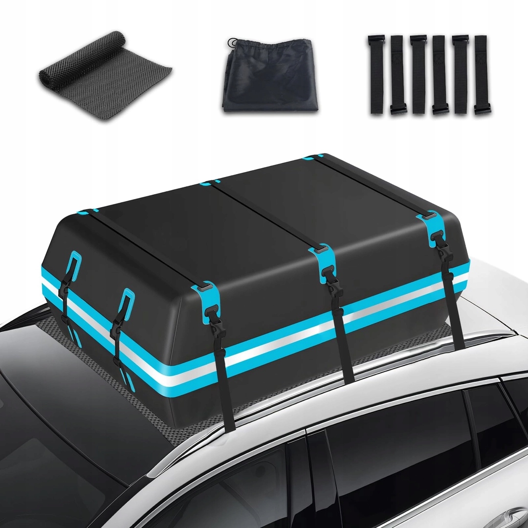 Skladací strešný nosič Rimoody s objemom 595 l, vodotesný, XXXL