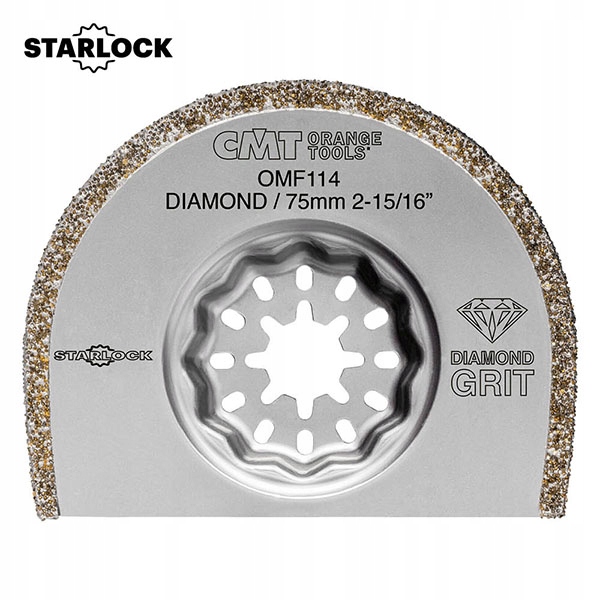 CMT OMF114-X1 BRZESZCZOT STARLOCK SEGMENTOWY Z NASYPEM DIAMENT. W=75