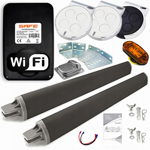 

Zestaw Napęd do bramy skrzydłowej do 4,8 m Wifi