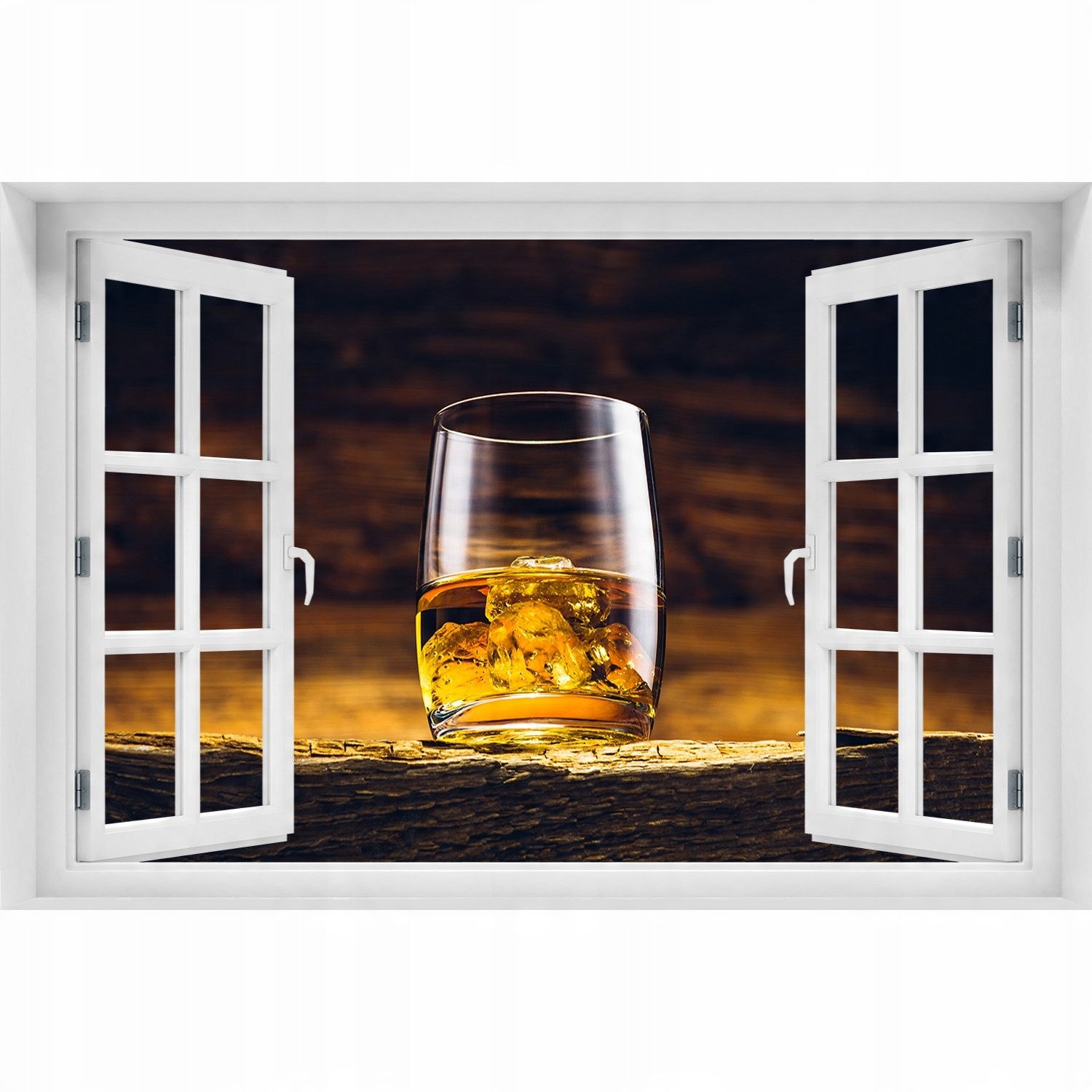 

Fototapeta Naklejka na ścianę Burbon w szklance