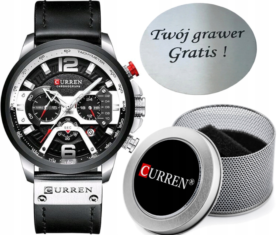 Pánské Hodinky Curren 8329 Chronograf Box
