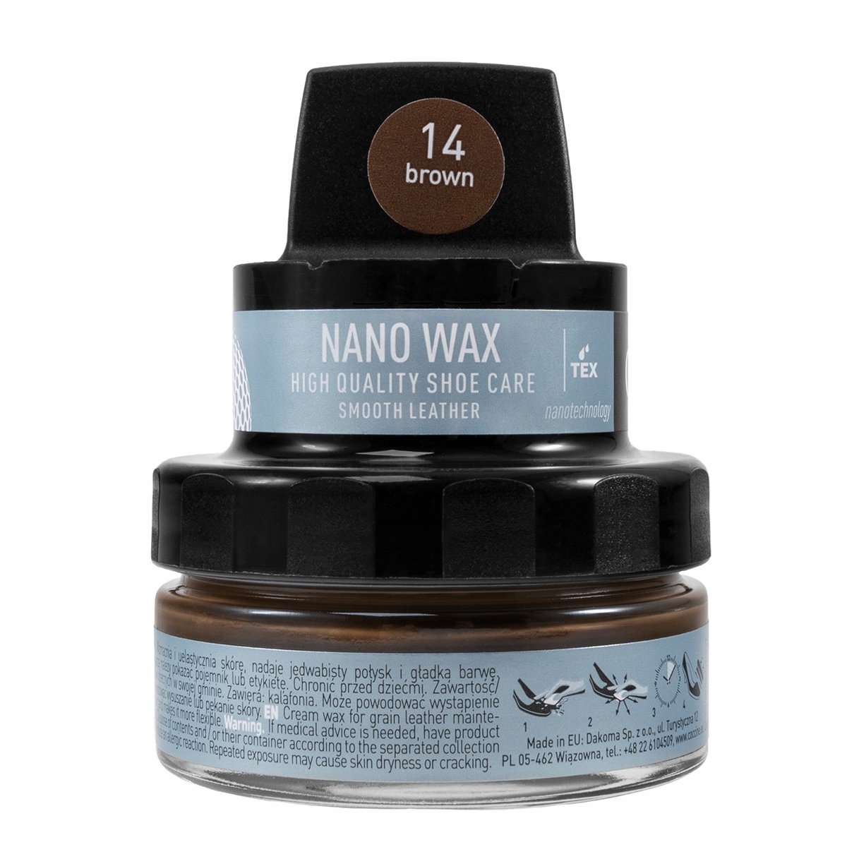 

Wosk Coccine do skór licowych 50 ml brązowy