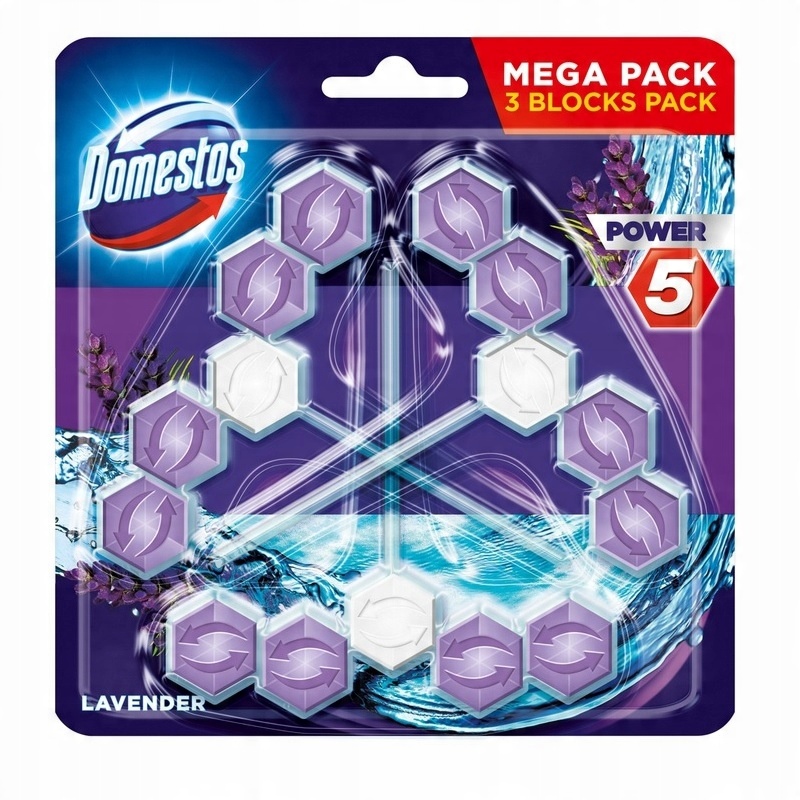 

Domestos Power 5 Lawenda Kostka zawieszka do Wc